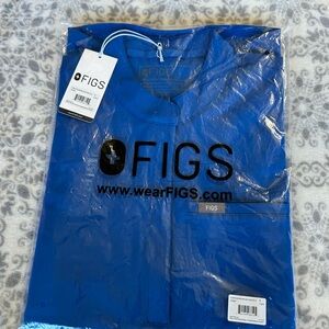 Figs women’s Vibrant Royal Blue scrub top